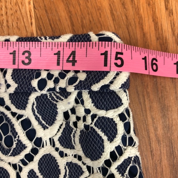 SOLD 💕 NORDSTROM Halogen Midi Lace Skirt - Picture 6 of 7